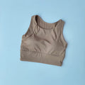 Women One Piece Sports Vest High Stretch Shaping Shockproof Sports Bra Daily Training Yoga Fitness Outer Wear Top
