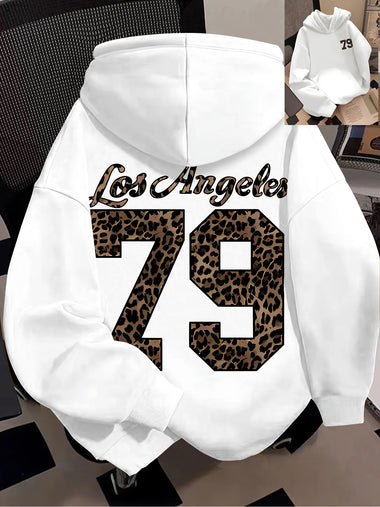 Fashionable printed hooded sweater - suitable for both men and women. Fall and winter casual streetwear pullover. hoodie