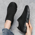 Sneakers Women Shoes Knitting Sock Sneakers Women Slip On Laides Walking Shoes for Woman Loafers Flats Tenis Famela Plus Size