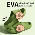 Cute Capybara Slippers Women Men 3.0CM Thick Sole Bathroom Shoes Soft EVA Non-Slip Shower Slides Indoor Home Casual Footwear