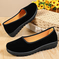 2026 Women's Soft Bottom Anti-Slip Spring Summer Breathable Comfortable Beijing Cloth Shoes Formal Casual PVC Outsole Round Toe