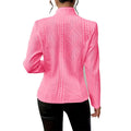 Winter New Button Patterned Small Suit Jacket For Women Топ Женский Manteau Blazer Feminino Abrigo