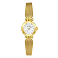 Luxury Business Women For Watches High-end Jewelry Wheat Strap Quartz Watch Gold White Surface Circular Dial Ladies' Wristwatch