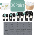 6-30Pairs Flip Flops for Wedding Guests Wedding Sandal Slippers Woman Men Wedding Favors Gifts Sign Bridesmaid Beach Hen Party