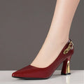 Fashion Women High Heels Shoes Sexy Pointed Toe Elegant Dress Sandals Plus Size Woman 2025 New Spring Designer Party Pumps