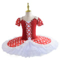 Dress Children Professional Ballet Tutu For Kids Girls Red Swan Lake Ballet Dance Clothes Adult Pancake Ballerina Figure Skating Dress