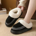2026 Winter Cotton Slippers For Women Men Warm Plush House Shoes Thick Sole Light Weight Couples Home Floor Fluffy Slipper