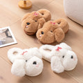 Fluffy Platform Slippers Women Home Plush Winter Dog Cartoon Designer Shoes Girls Indoor Fuzzy Fur Slides Unisex Soft Non-Slip