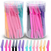 Eyebrow Razor for Women 10/30/40Pcs Eyebrow Razor Facial Razor for Women Multipurpose Exfoliating Dermaplaning Tools with Precision Cover Safety Beauty