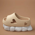 2026 Fashion Women's Slippers Sandals Beach Slides Solid Color Non-slip Thick Shower Shoes for Summer Home Outside