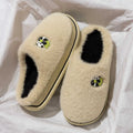 Cotton Slippers for Women Suitable for Home Use Indoor Anti Slip Confinement Shoes Thick Soled Warm for Couples Men Slippers