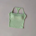 Women's Pilates Yoga Vest Push-Up Tank Top Hollow out Breathable Sports Bra Fitness Gym Yoga Vest Sexy Running Sportswear