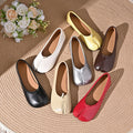 Japanese Style Tabi Ninja Shoes Women Cozy Leather Flats Split Hoof Toe Loafers Femme Mary Jeans Mocasines Ladies Ballerina Shoe
