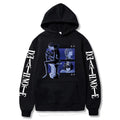 Anime Death Note Manga Ryuk Graphic Print Hooded Pullover Sweatshirts Men Women Harajuku Hip Hop Streetwear Long Sleeve Hoodie