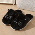 Womens Fuzzy Cat Slippers Winter Warm Cozy Indoor House Shoes With Soft Non Slip EVA Sole Cute Animal Design For Home Use