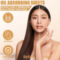 100pcs Fragrance Facial Oil Absorbing Paper Facial Absorbent Paper Face Oil Absorbing Sheets Makeup Tools Skin Care for Women