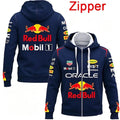 2026 New Red Bull Racing Team 3D Printed Motorcycle Hoodie Autumn/Winter Casual Hoodie Men's Sportswear Sweatshirt