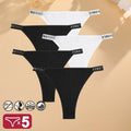 5PCS/Set Sexy Lingerie Women Cotton Panties Finetoo Letter Low Waist Female Briefs Underwear Comfort Underpants Women Intimates