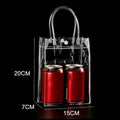 The New Transparent PVC Handbag Large Capacity Multi-purpose Gift Bag Plastic Candy Bag Gift