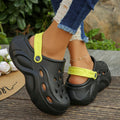 Women's Fashion Chunky Platform Sandals 2026 Summer Thick Sole EVA Clogs Garden Shoes for Women Outdoor Non Slip Beach Slippers