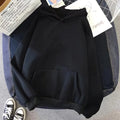 Kawaii Oversize Hoodie for Men and Women Cute Stacked Cartoon Shark Graphic Print Autumn Winter Loose Casual Pullover Sweatshirt