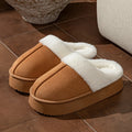 Soft High Thick Sole Women's Slippers Boot Comfy Winter Outdoor Warm Couples Indoor Fashion Wear Anti-slip Simple Fuzzy Shoes