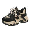2025 Spring and Autumn New Fashionable Street Sponge Cake Shoes Mid Heel Thick Bottom Women Fashion Versatile Shoes