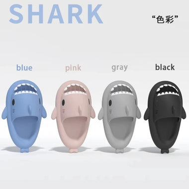 Men Shark Slippers Women Beach Sandals Home Bathroom Flip Flops Couples Soft Anti-Skid Slides Adults Outdoor Cute Flat Shoes