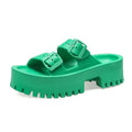 Summer Women Slippers Platform Clogs Garden Shoes Outdoor Beach Sandals Female Casual Indoor Home Bathroom Slides Chunky Mules