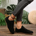 Women's Spring New Classic Solid Color Flat Shoes 2026 Everyday Office Shopping Slip-on Comfortable Vulcanized Shoes Sizes 36-43