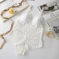 Lace Sexy Women Underwear Set Seamless Wire Free Bra Sets Hollow Out Bra and Panty Sets For Women Embroidery Intimates Lingerie