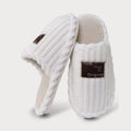 Autumn Winter Corduroy Home Slippers Women Lightweight Soft Sole Warm Cotton Slides Woman Indoor Non Slip Floor Shoes Plus Size