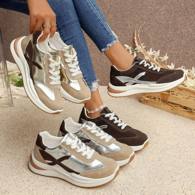 Women's Shoes Women's Sneakers 2026 New Thick Soled Casual Round Toe Loafers Fashion Simple Soft Soled Comfort Women Shoes Zapatos Para Mujer