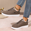 2026 Fashionable New Elegant Casual Sports Shoes for Women Winter Hot Selling Comfortable Round Toe Sexy Velvet Flat Shoes