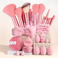 Makeup Set Brush 33-Piece Complete Makeup Brush Set Professional Tools for Combination Skin, Ultimate Beginner to Pro Kit, Perfect Christmas Gift