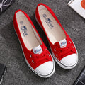 Women Shoes Female Flats Breathable Ladies Casual Canvas Shallow Sports Shoes Women's Sneakers Fashion Comfortable Sneakers