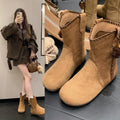2026 new fashionable inner height increasing slim boots for women's shoes