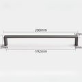 96-320mm Pitch-row Long Cabinet Door Handle Modern Simple Handles for Wardrobe and Drawer Dresser Zinc Alloy Shoe Cabinets Pulls