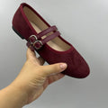 2026 Double-Strap Mary Jane French-Style Low-Cut Women's Shoes