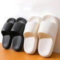 YNPO Unisex Bathroom Slippers Cloud Cushion Slides Summer Flat Sandals Thick Platform Shoes Indoor Non-Slip Couple Flip Flops
