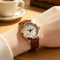 Luxury Women Quartz Watches Fashion Ladies Thin Leather Strap Watches Retro Student Watch Small Dial Exquisite Student Watch