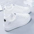 Shoes Women Running Spring Autumn Fashion White Breathable Embroidered Flower Lace-Up Casual Sneakers Zapatos De Mujer