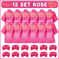6-14Set Spa Party Robes for Girls Spa Robes Gowns Kids Birthday Party Favors Sleepover Kimono Robe Slumber Pyjama Party Favor