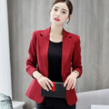 Autumn Winter Spring Women Blazers Fashion Luxury Suit Jackets Notched Outerwear Elegant White Tops Elegant Office Tailored Coat
