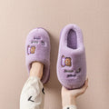 Thicken Warm Long Plush Slippers for Women Winter New Chunky Platform Fluffy Furry Fur Slippers Couple Plus Size Indoor Shoes
