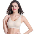 Women's Sports Bra S-7XL Plus Size Thin Non-underwire Bra Zero Bondage Women's Underwear Sports Yoga Wireless Vest Seamless Adjustable Brassiere