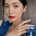 Fashion Hoop Earrings for Women 2023 New Korean Earrings Stainless Steel Jewelry Accessories