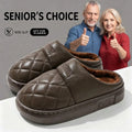 Anti Slip House Slippers for Elderly Men Women Winter Warm Plush Thick Sole Indoor Shoes Senior Safety Cotton Footwear Gifts