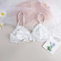 Wireless Bralette for Women Lace Push Up Bra Solid Color Sexy Transparent Lingerie Sexy No Pads Underwear Non-wire Intimates