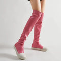 2025 Women's Boots Plus Size  Casual Women's Boots Sexy Over the Knee Casual Stretch Sneaker Boots Designer Shoes